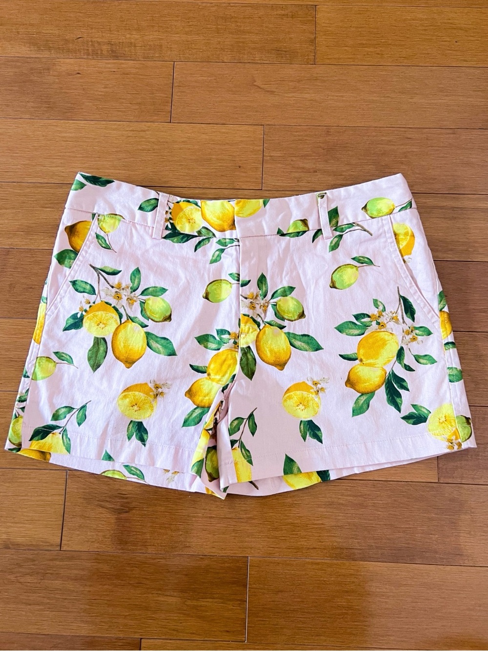 Cynthia Rowley Sicilian Lemon Print Shorts